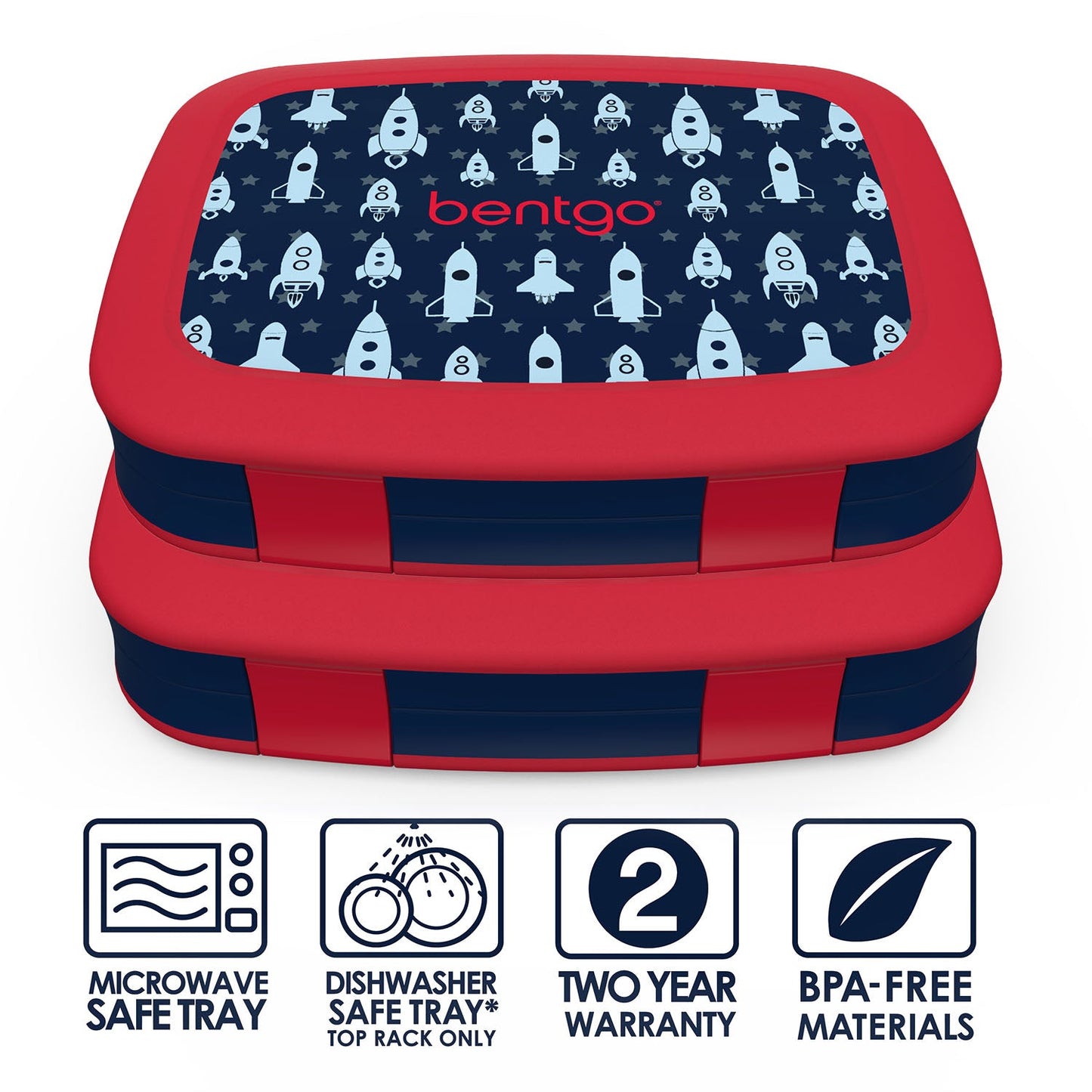 Bentgo Kids Prints Lunch Box (2-Pack)
