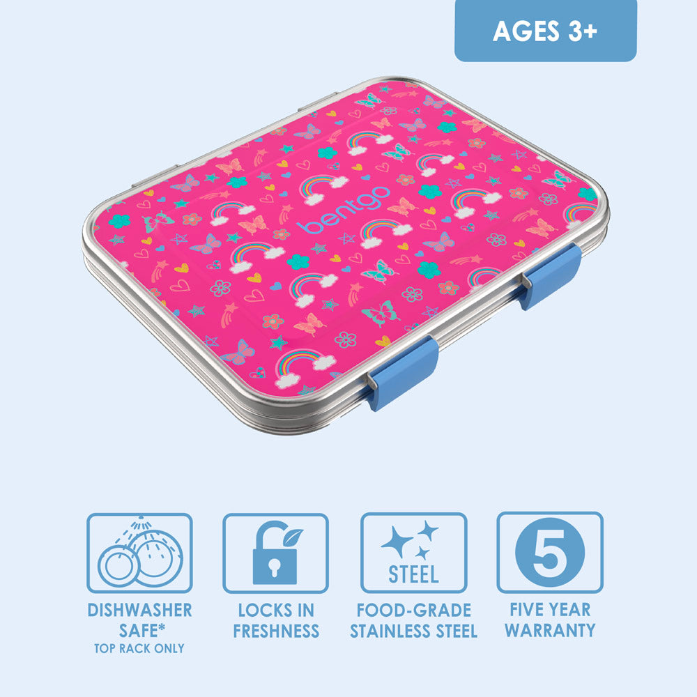Bentgo Kids Stainless Steel Prints Lunch Box