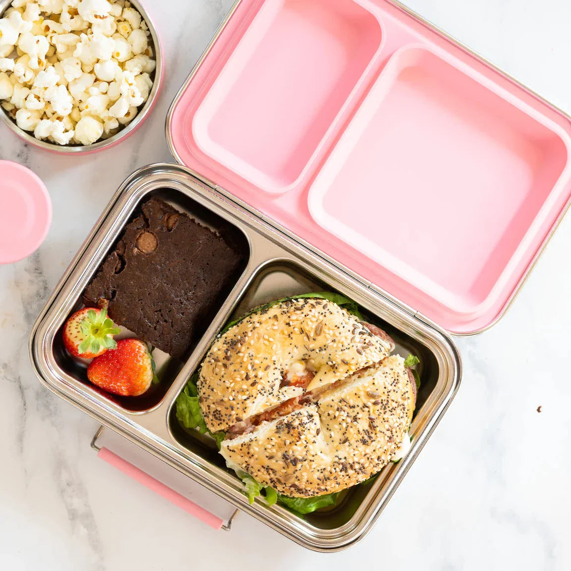 Stainless Steel Lunch Box - 2 compartment