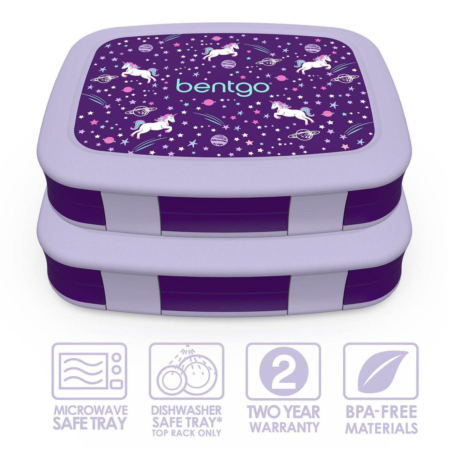 Bentgo Kids Prints Lunch Box (2-Pack)