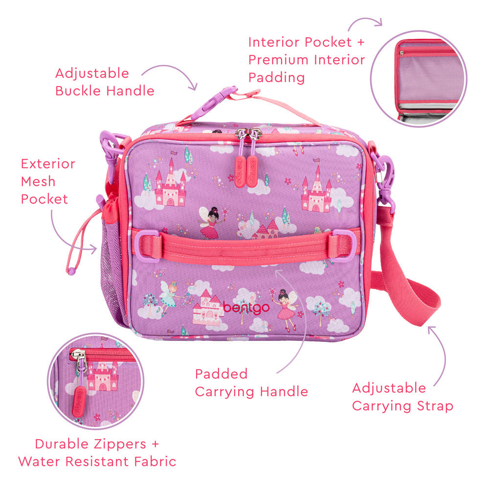 Bentgo Kids Prints Lunch Box, Lunch Bag, & Ice Packs